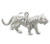 Tiger sterling silver charm .925 x 1 Tigers Big Cat Cats charms