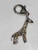 Giraffe sterling silver charm with lobster clip .925 x 1 Giraf charms additional view