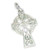 Celtic sterling silver cross charm - pendant .925 x 1 crosses pendants