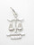 Libra Zodiac sterling silver charm .925 x 1 Libras Zodiacs Charms