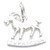 Capricorn sterling silver charm .925 x 1 Goat Zodiacs Zodiac charms