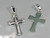Cross sterling silver pendant .925 x 1 crosses pendants holy
