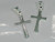 Cross sterling silver pendant .925 x 1 Holy crosses pendants D image 6