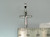 Cross sterling silver plain pendant .925 x 1 Crosses Holy Pendants side view