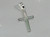 Cross sterling silver plain pendant .925 x 1 Crosses Holy Pendants image 6