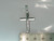 Cross sterling silver pendant .925 crosses pendants G side view