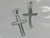 Cross sterling silver pendant .925 x 1 crosses pendants G additional view