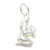 Virgo sterling silver charm .925 Zodiacs Zodiac charms