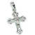 Crucifix sterling silver fancy pendant .925 x 1 Jesus Crosses Holy