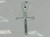 Cross sterling silver pendant with block tips .925 crosses pendants additional view