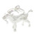 Capricorn Goat Zodiac charm sterling silver .925 Goats charms