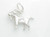 Capricorn Goat Zodiac charm sterling silver .925 Goats charms extra view
