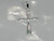 Cross sterling silver pendant Petal shaped .925 Christ Crosses Holy A1 additional view