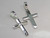 Cross sterling silver pendant .925 crosses holy pendants H extra view
