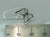 Butterfly sterling silver dangle earrings hook fittings .925 pair detail