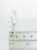 Tassle sterling silver charm with lobster clip .925 Tassles charms side view