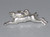 NO Not a rabbit but a hare sterling silver charm .925 x 1 Rabbits Hares size example