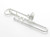 Trombone sterling silver charm .925 Orchestra Trombones music charms additional view