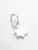 Star TINY diamond cut sterling silver charm .925 x 1 Stars charms