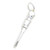 Screwdriver sterling silver charm .925 x 1 Screwdrivers tools charms