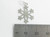 Snowflake sterling silver charm .925 x 1 Winter Snow Christmas charms detail