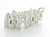 Castle sterling silver charm .925 Castles charms extra view