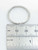 26mm large sterling silver split ring .925 Splitrings Keyrings detail