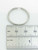 26mm large sterling silver split ring .925 Splitrings Keyrings size example