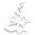 Butterfly sterling silver charm .925 x 1 Butterflies Buterfly charms