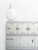 Miraculous Medal SMALL sterling silver charm .925 Holy Charms side view