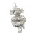Lincoln Imp large sterling silver charm .925 Lincolnshire Imps charms