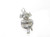 Lincoln Imp large sterling silver charm .925 x 1 Lincolnshire Imps charms image 6