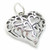 Hearts in a Heart sterling silver charm .925 x 1 Love Loving charms