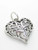 Hearts in a Heart sterling silver charm .925 x 1 Love Loving charms additional view