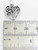 Daffodil flower sterling silver charm .925 Dafodil Daffs Daffodils detail