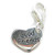 Good Friends sterling silver charm with clip link .925 Friend charms