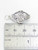 Very unusual ornate 2D cross sterling silver charm .925 Crosses size example
