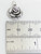 Rose Flower sterling silver charm .925 Roses Flowers charms detail