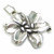 Lily flower sterling silver charm .925 x 1 Lilies flowers charms