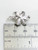 Lily flower sterling silver charm .925 x 1 Lilies flowers charms size example