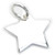 Star sterling silver charm .925 Stars charms A1