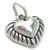 Heart small 2D sterling silver charm .925 Love hearts charms