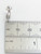 Tiny shell 2D sterling silver charm .925 x 1 Shells charms side view