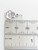 Tiny shell 2D sterling silver charm .925 Shells charms size example