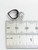 Heart sterling silver charm .925 Love hearts charms Q1 size example