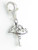 Mushroom - Toadstool 2D sterling silver charm .925 Fungi charms additional view