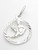 Virgo Virgin maiden sterling silver charm .925 Small Zodiac charms additional view