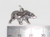 Bear 2D sterling silver pendant charm .925 x 1 pendants charms Bears size example