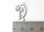 Kokopelli sterling silver charm .925 x 1 Myth Native American charms S1 side view