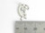 Kokopelli sterling silver charm .925 Myth Native American charms T1 side view